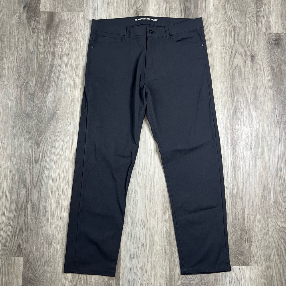 Western‎ Rise AT Pant Mens 36x29 Technical Stretch Durable Travel Hiking Black